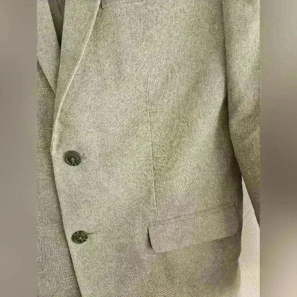 Nautica Gray Single Breasted Fully Lined Blazer Size 18 90s Business Casual EUC - Picture 3 of 15